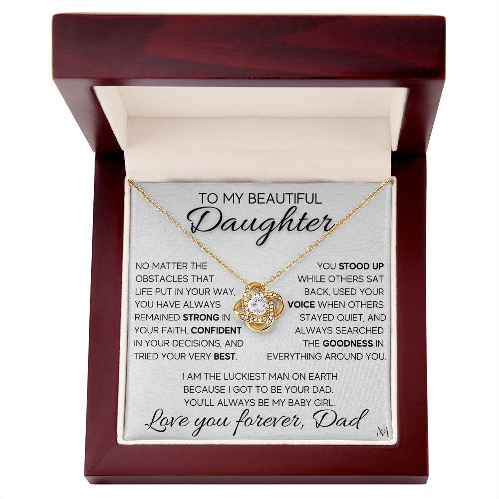 To My Beautiful Daughter, Love Dad