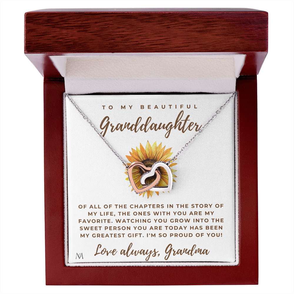To My Beautiful Granddaughter, a heartfelt gift for her for any occasion